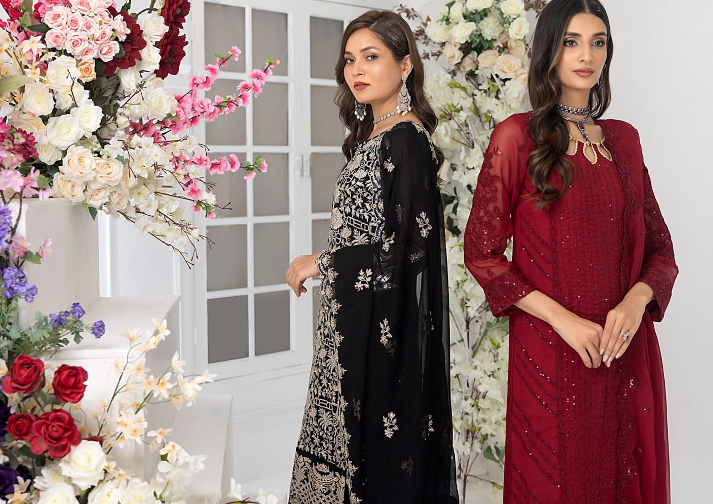 Bahar Ready to Wear Festive Stitched Chiffon