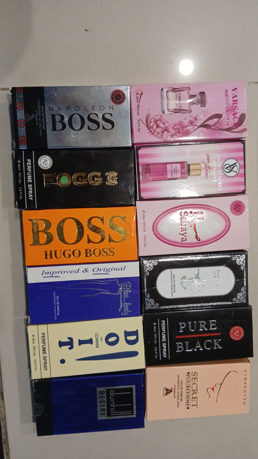 Pack of 12 Pcs x 35 ml Perfume deal