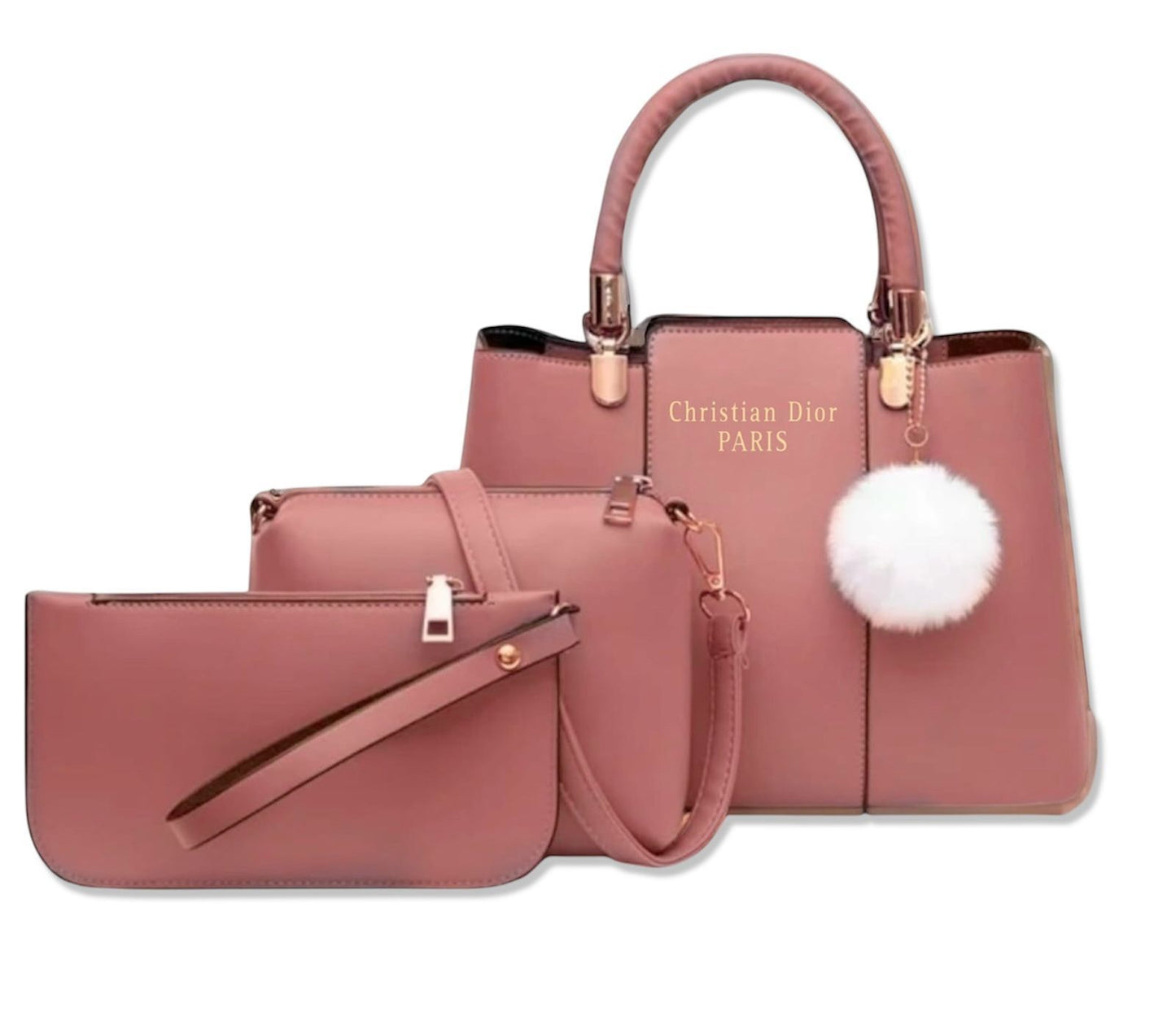 Christian Dior 3Pcs Shoulder Bag