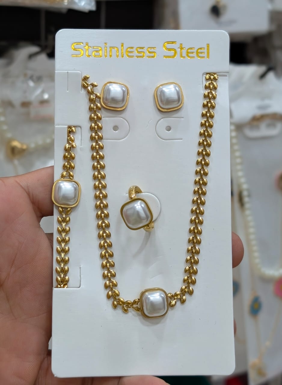 Stainless Steel Locket Set