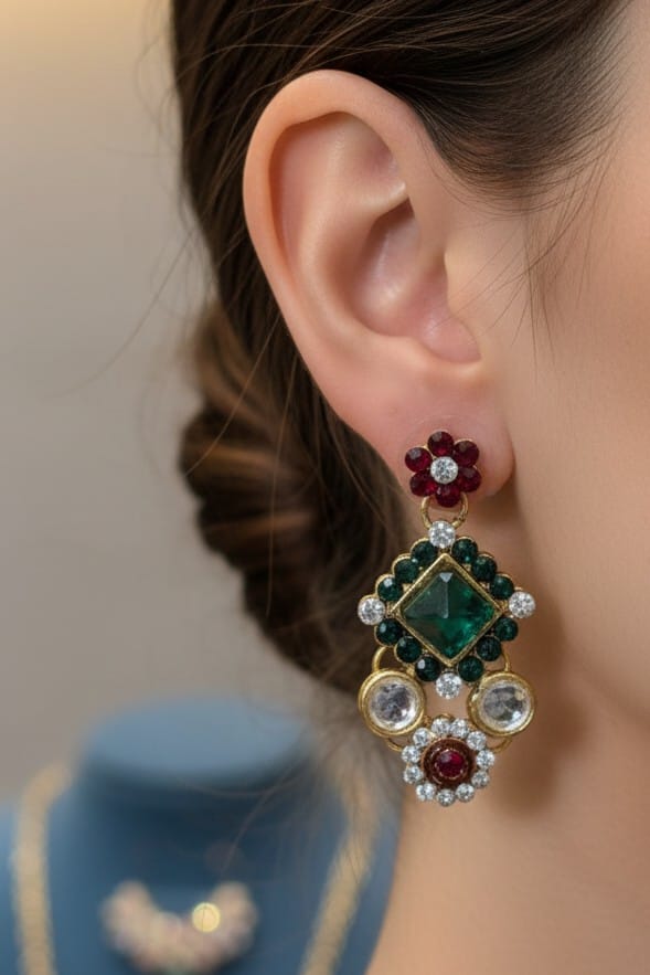 Kundan Erring Stud's