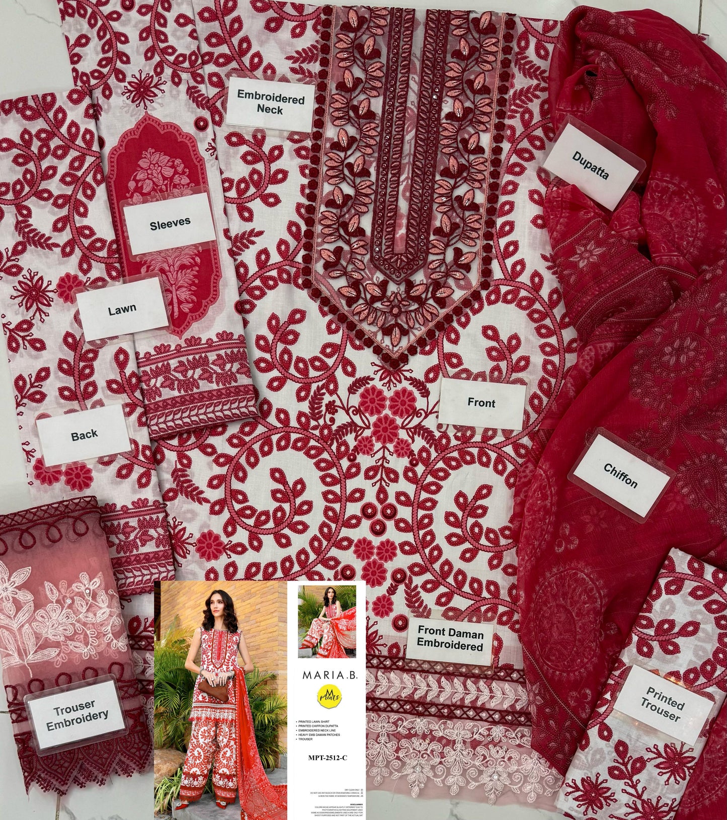 MARIA-B M PRINT LAWN COLLECTION