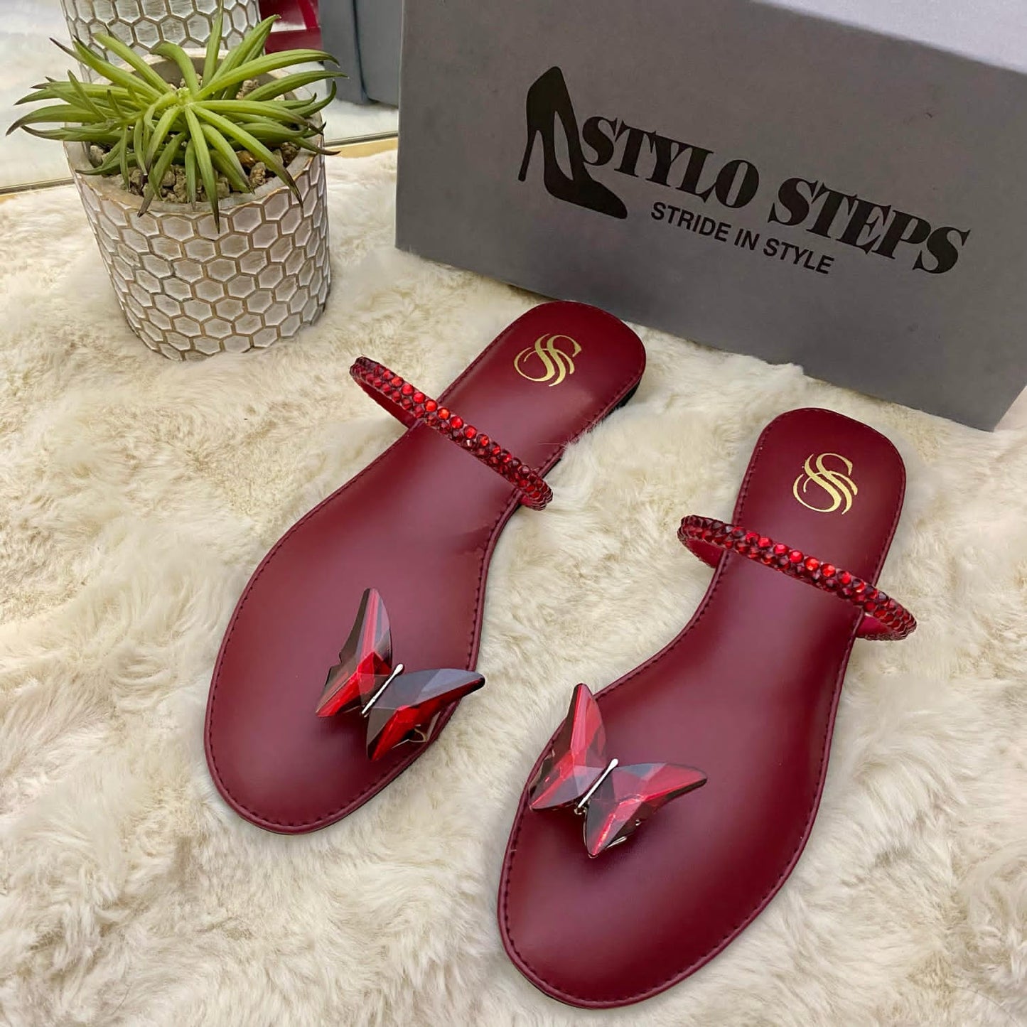 Butterfly Stride Flats