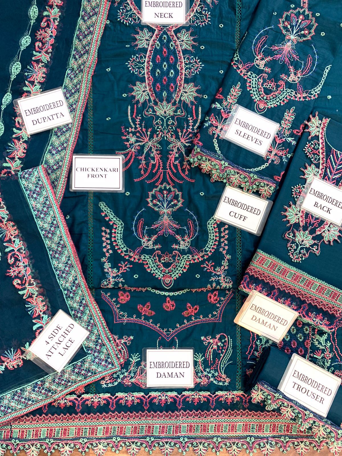 QALAMKAR LUXURY LAWN CHICKEN KARI COLLECTION