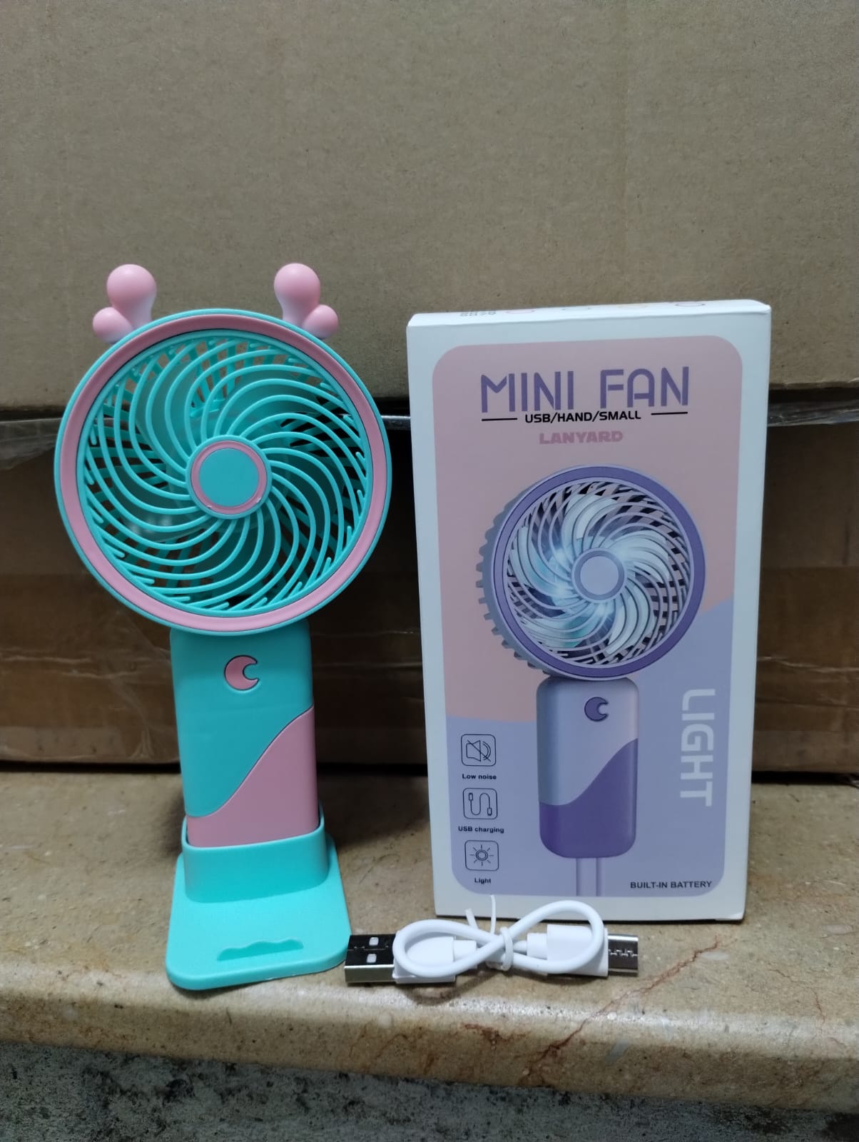 Portable Mini Fan Electric Rechargeable