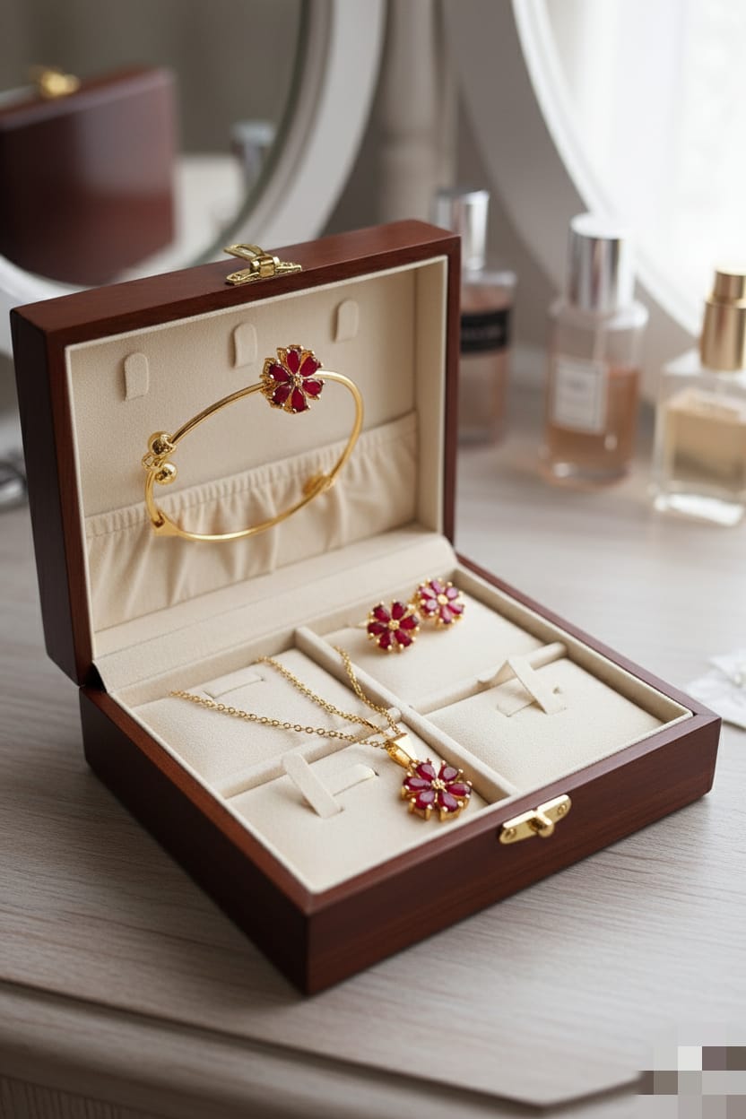Zarkoon Combo Set with Adjustable Bangle