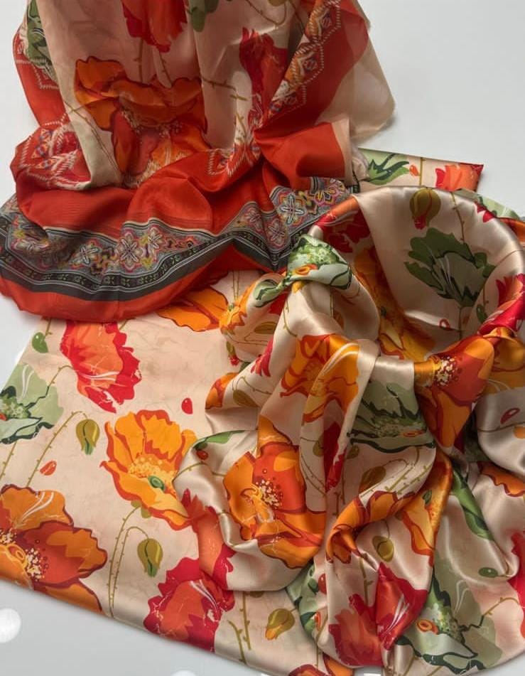 Floral Digital Printed