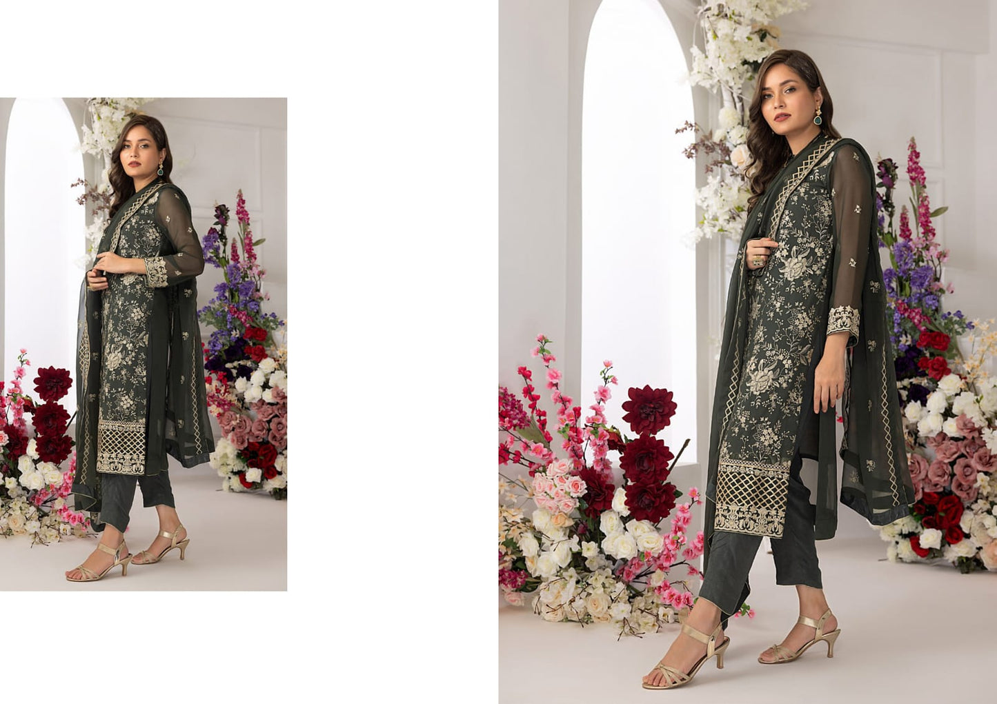 Bahar Ready to Wear Festive Stitched Chiffon