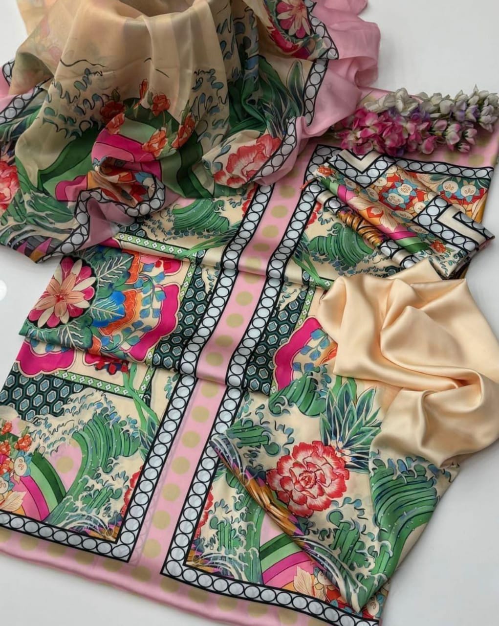 Floral Digital Printed