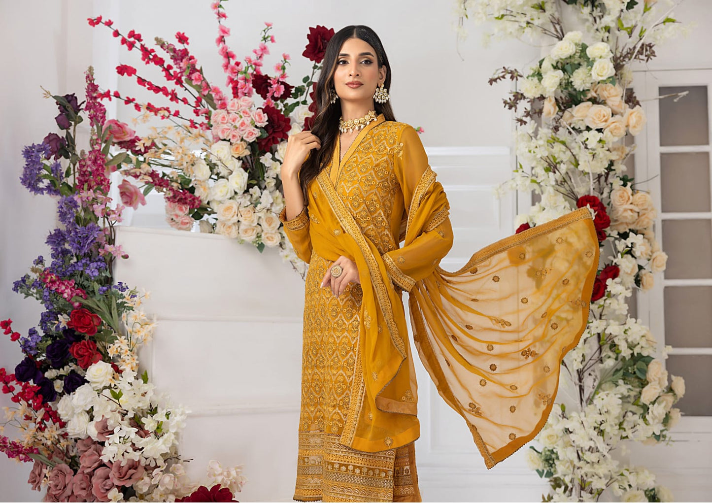 Bahar Ready to Wear Festive Stitched Chiffon