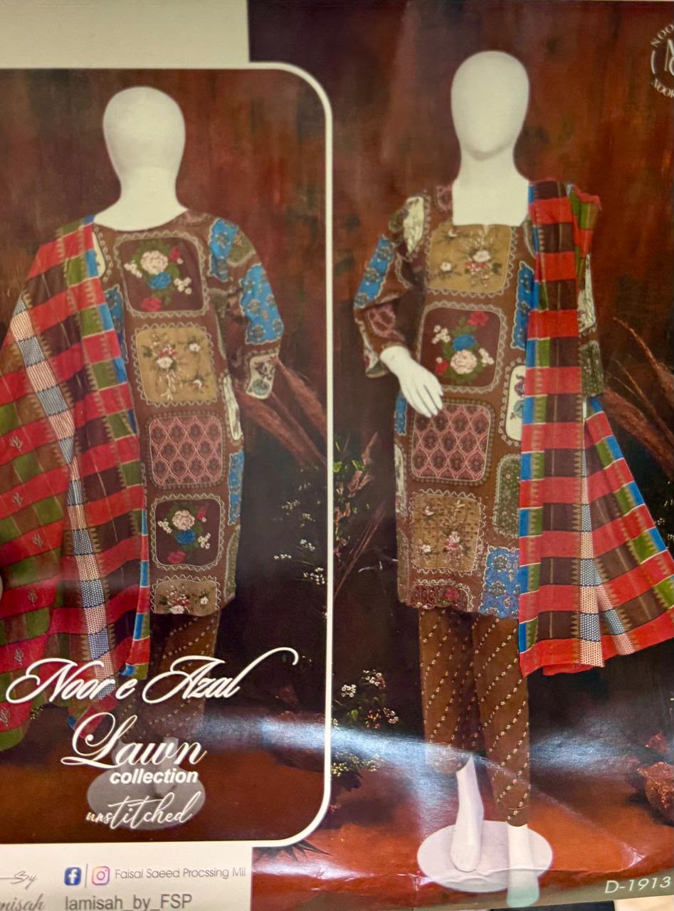 Noor e Azal Lawn 2026 Collection