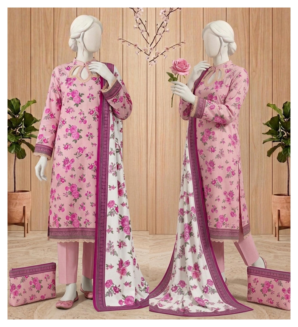 RANG-E-BAHAR Digital Printed Lawn 3 Piece Collection Vol-1 2026