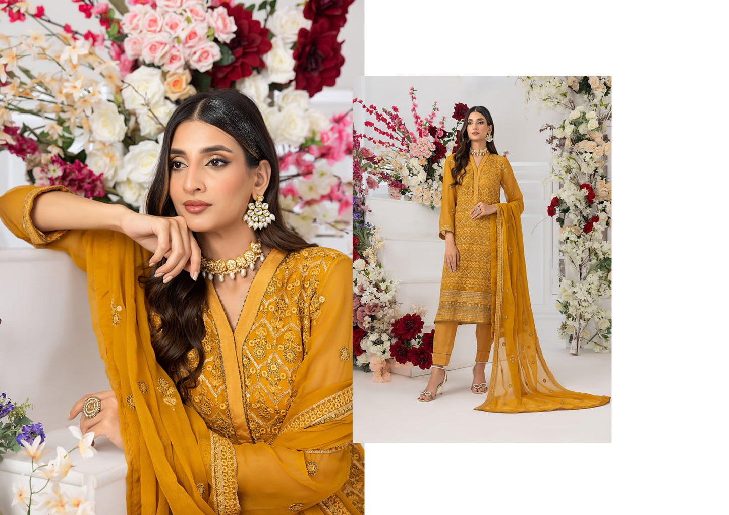 Bahar Ready to Wear Festive Stitched Chiffon
