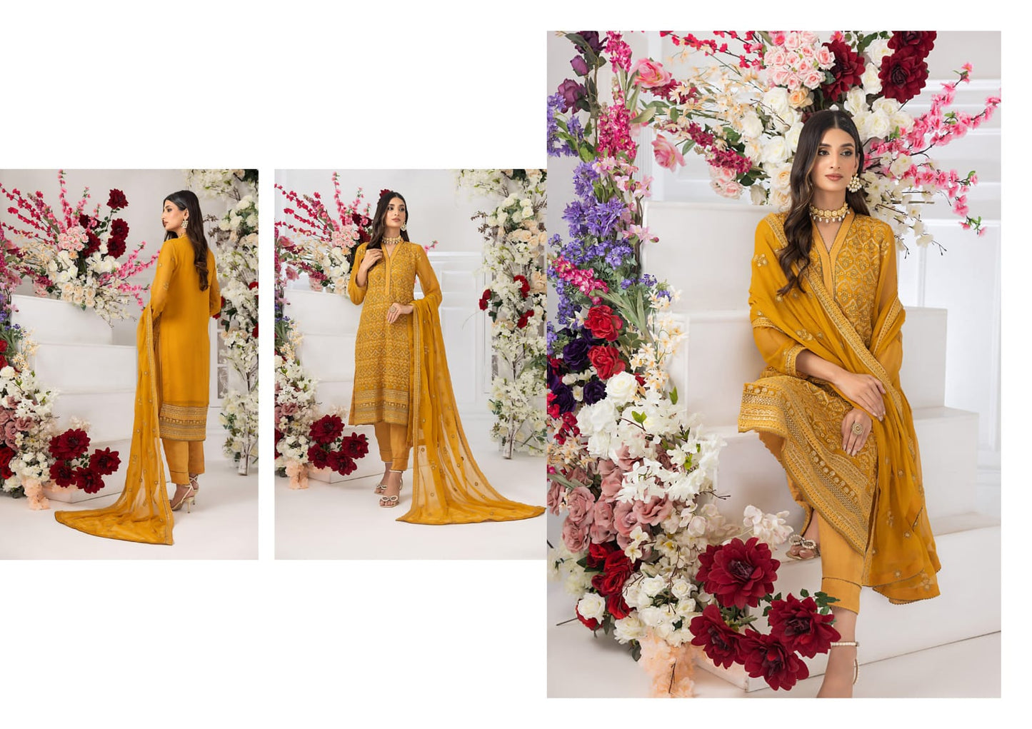 Bahar Ready to Wear Festive Stitched Chiffon