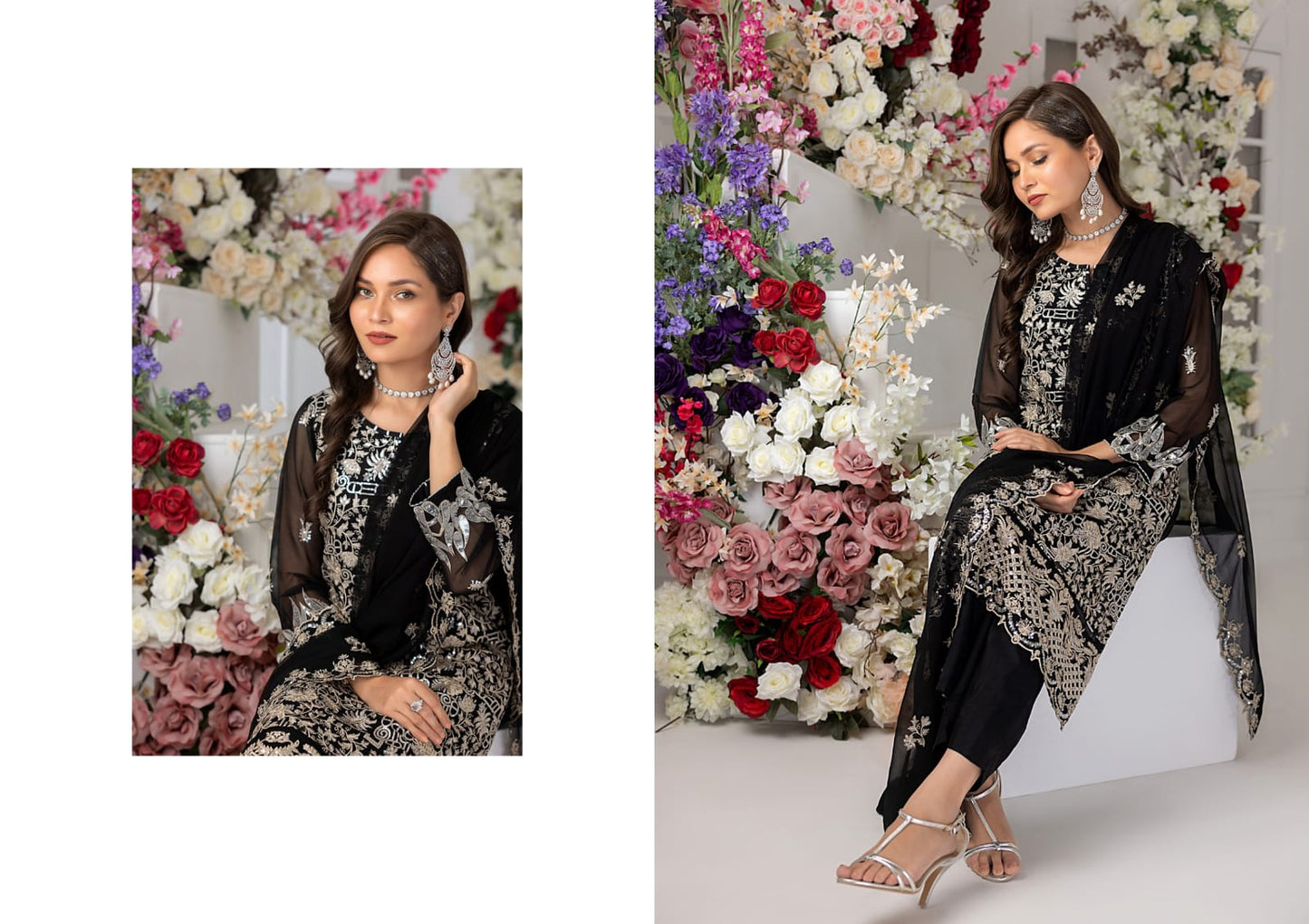 Bahar Ready to Wear Festive Stitched Chiffon