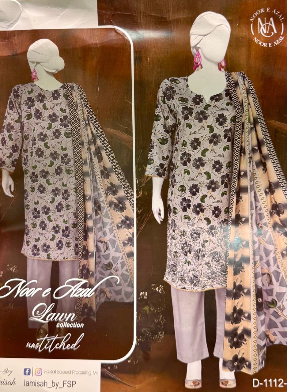 Noor e Azal Lawn 2026 Collection