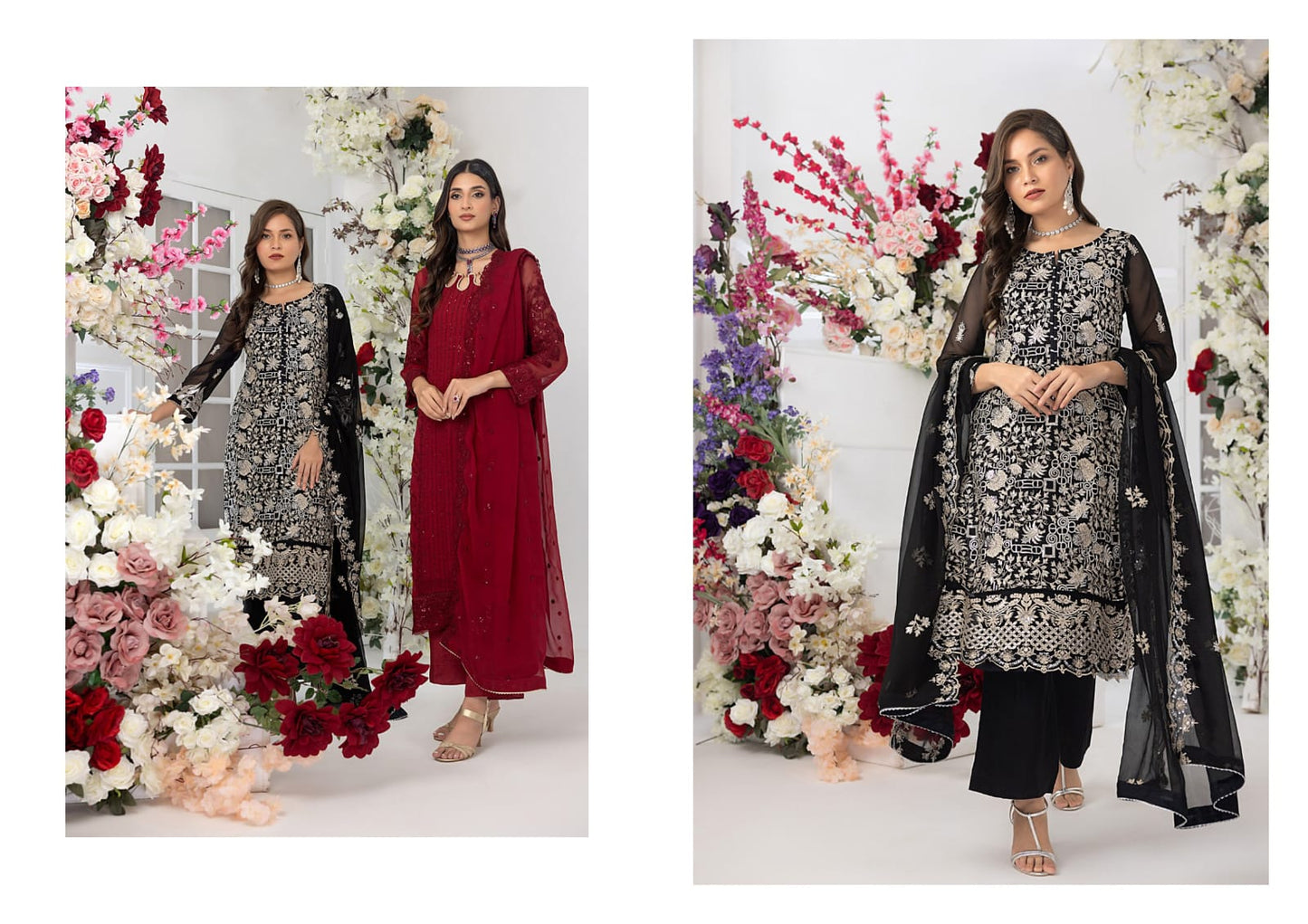 Bahar Ready to Wear Festive Stitched Chiffon