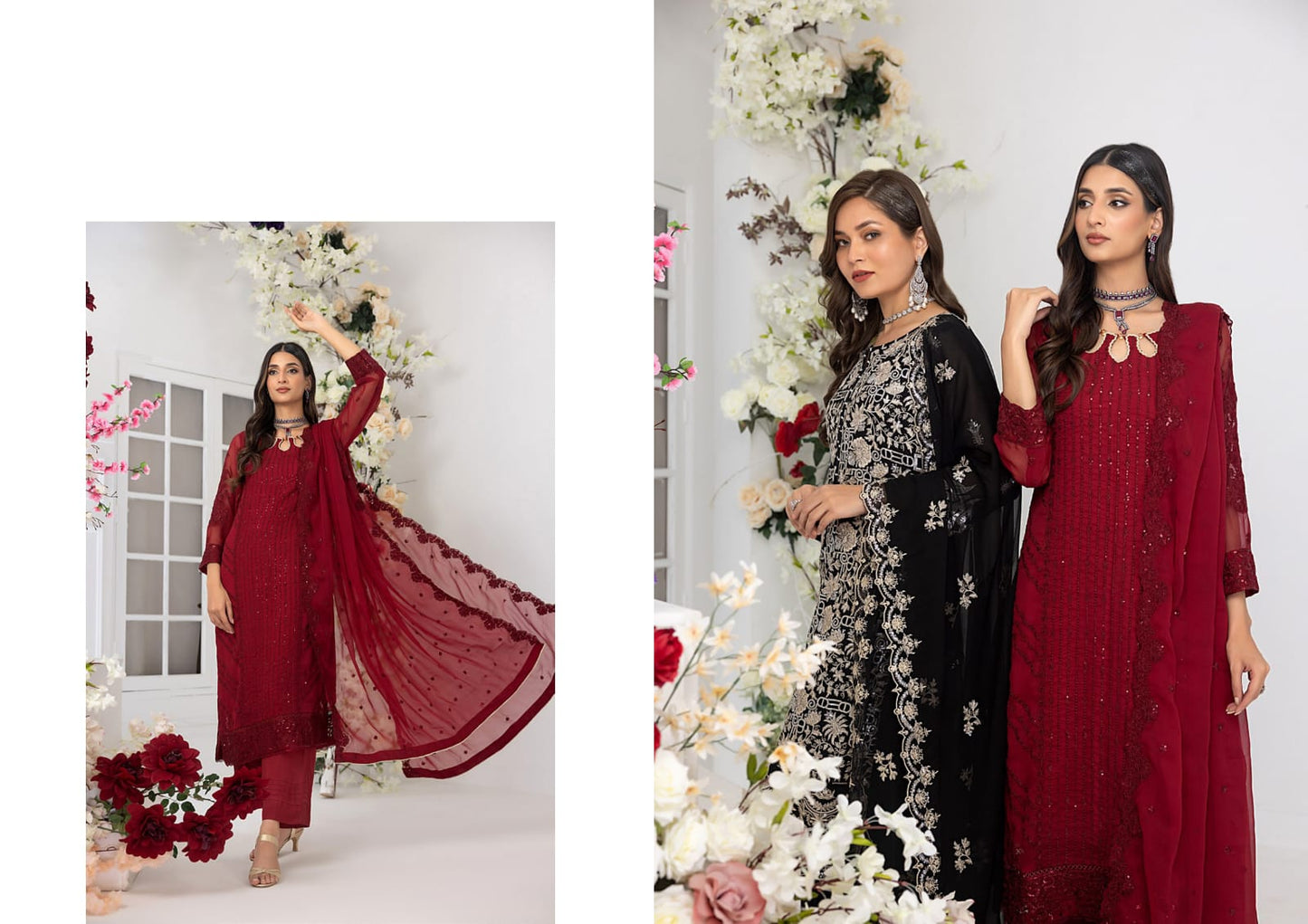 Bahar Ready to Wear Festive Stitched Chiffon