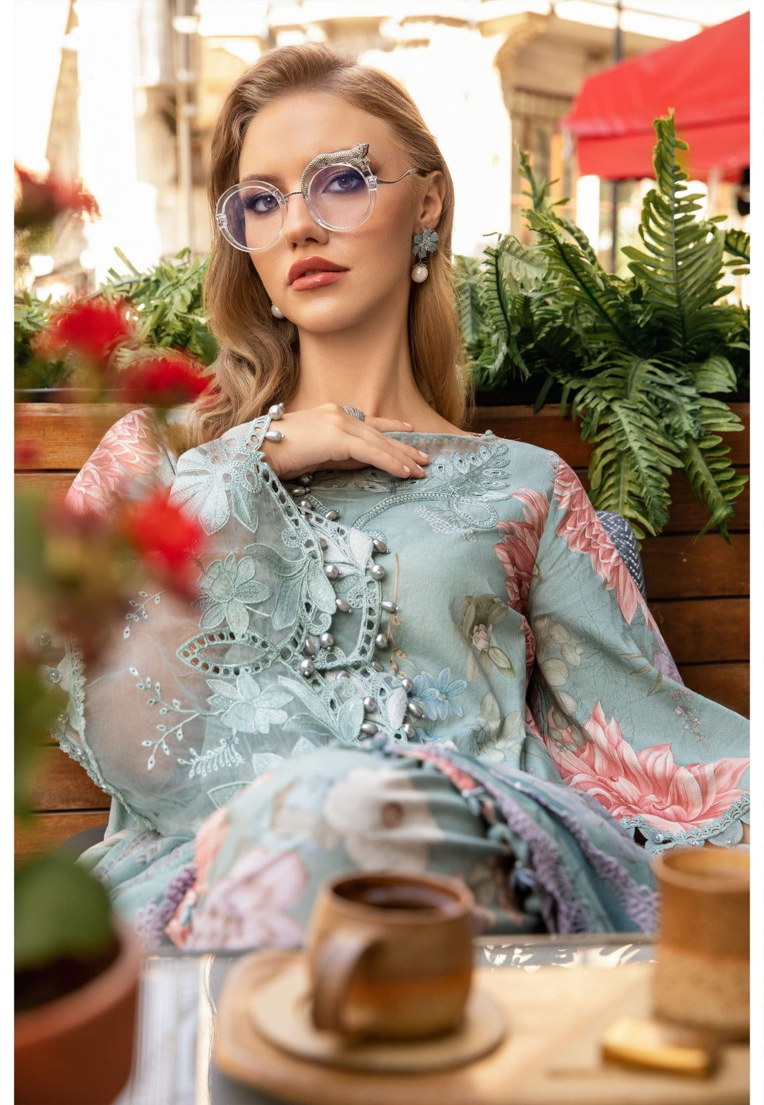 Maria-B Mprint Lawn Stitching