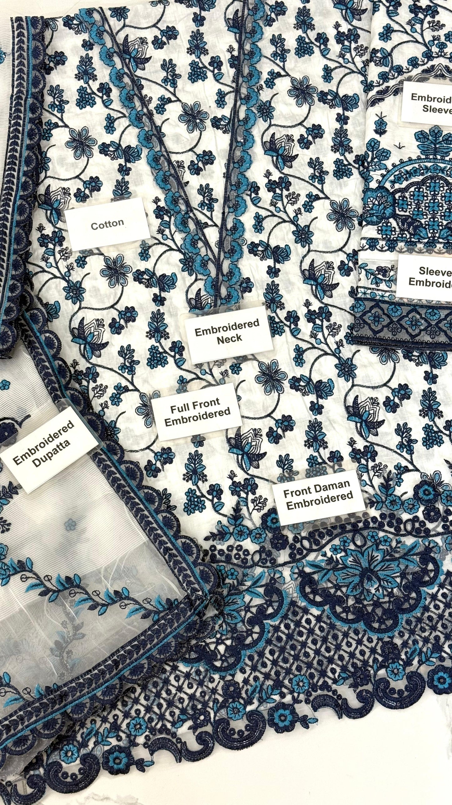 Faiza Saqlain Aya Luxury Lawn Collection Maxi Jehona