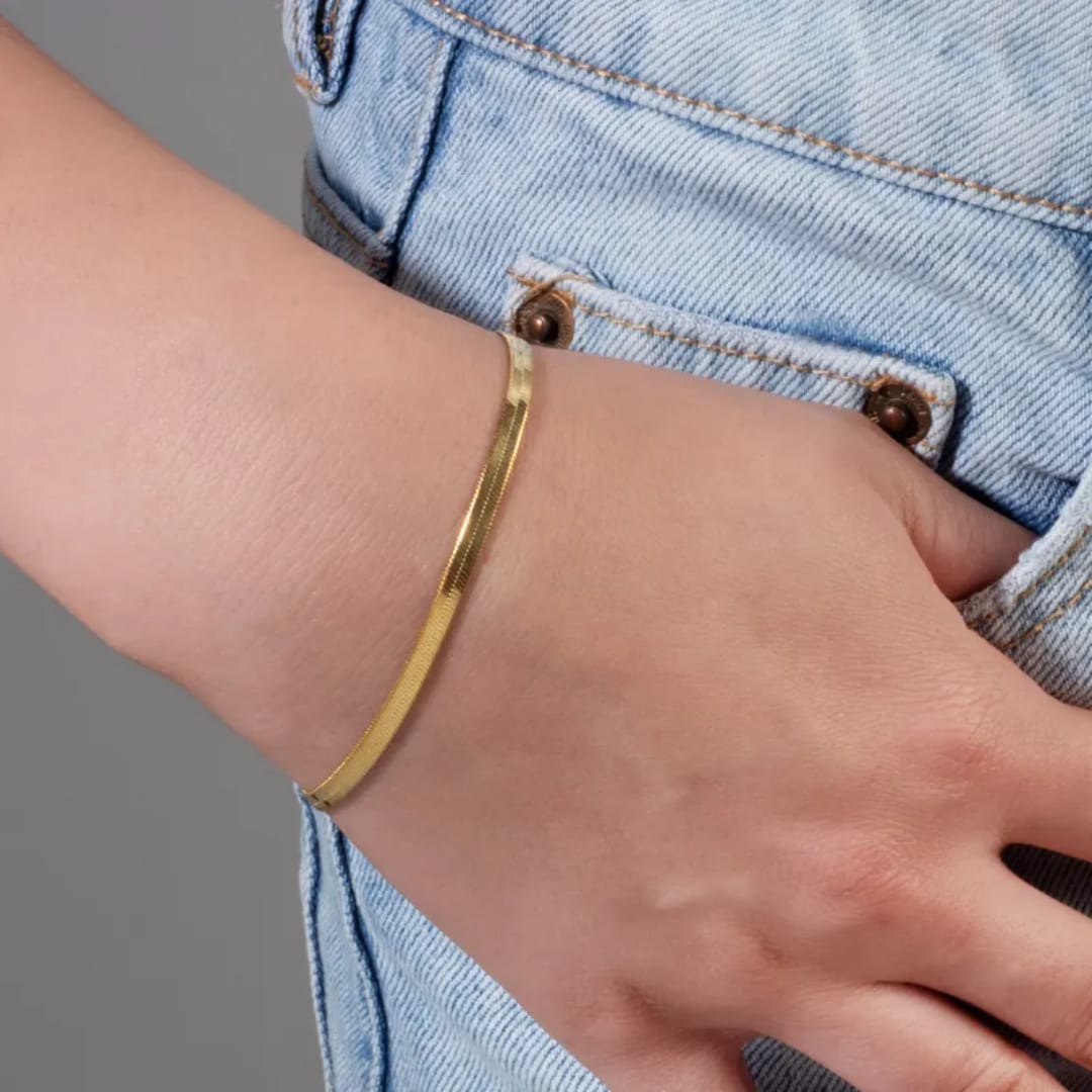 stainless steel chain bracelet