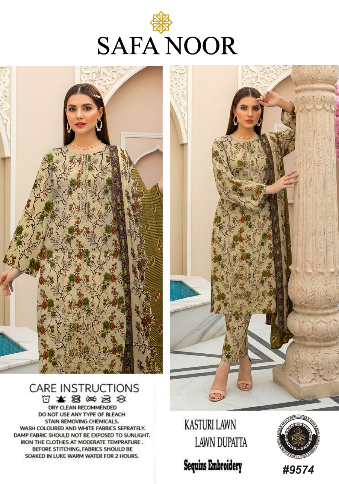 BRANDED PRINTED KASTURI Cotton