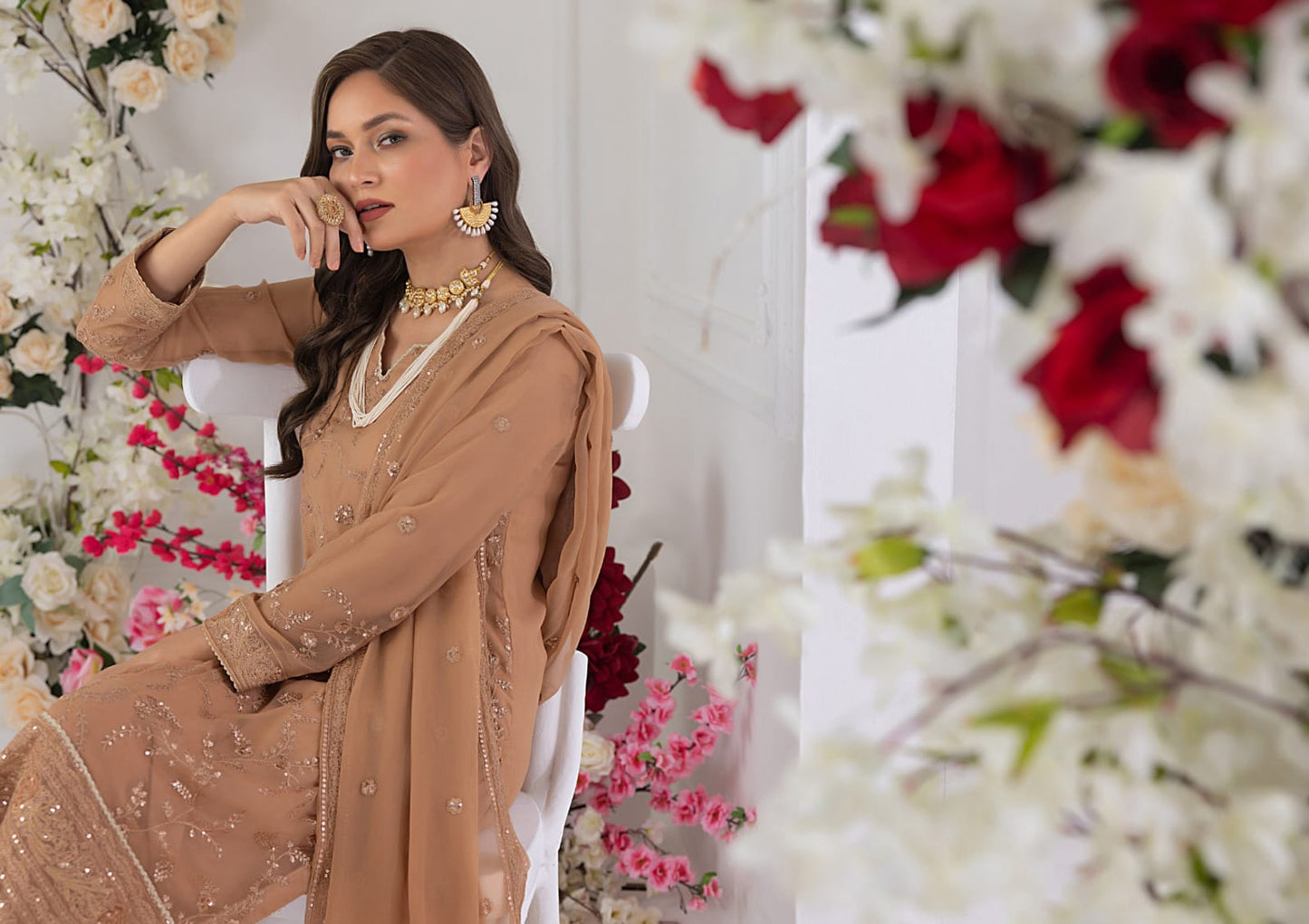 Bahar Ready to Wear Festive Stitched Chiffon