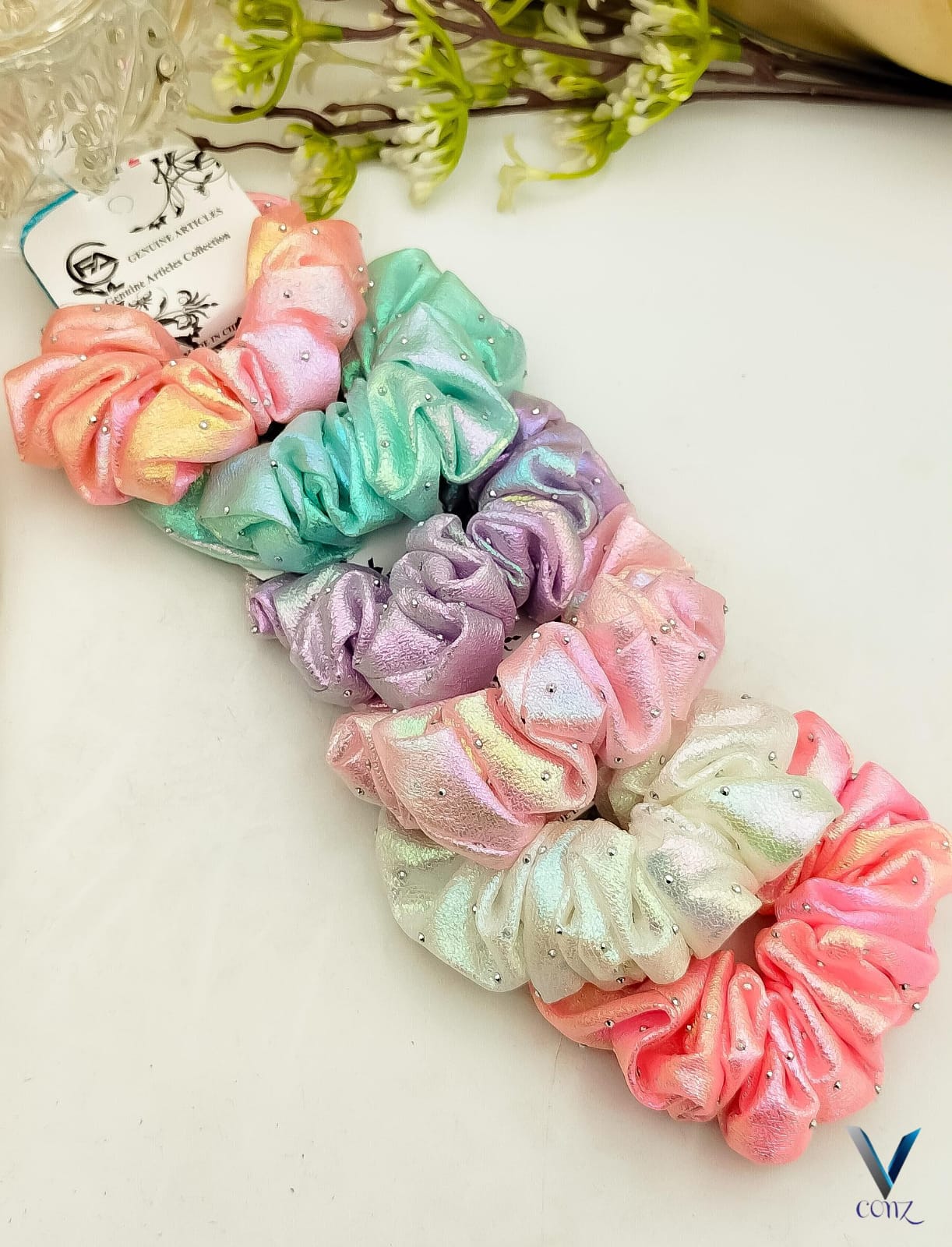 Fancy China printed Scrunchie