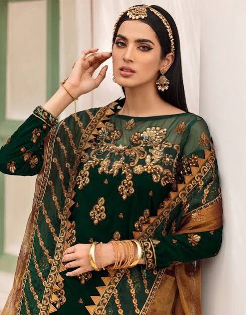 Eman Adeel Velvet Embroidered Suit