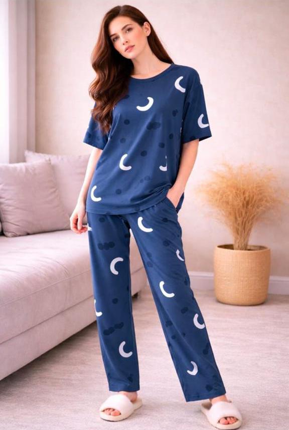 Printed design Night Suit