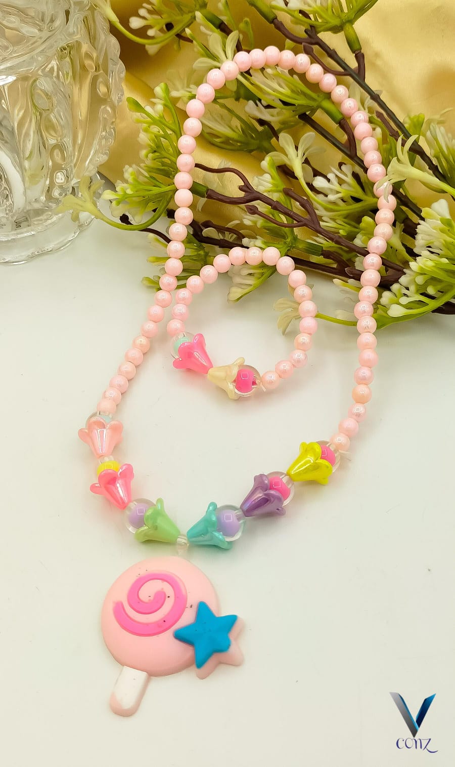 Fancy China kids silicone Mala With Breslate