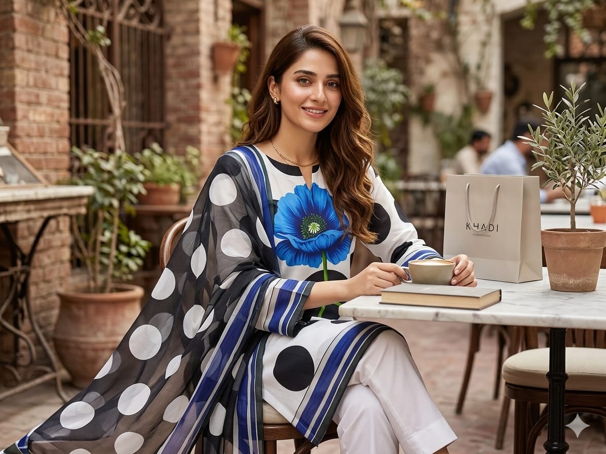 Printed Lawn With Chiffon Dupatta Collection