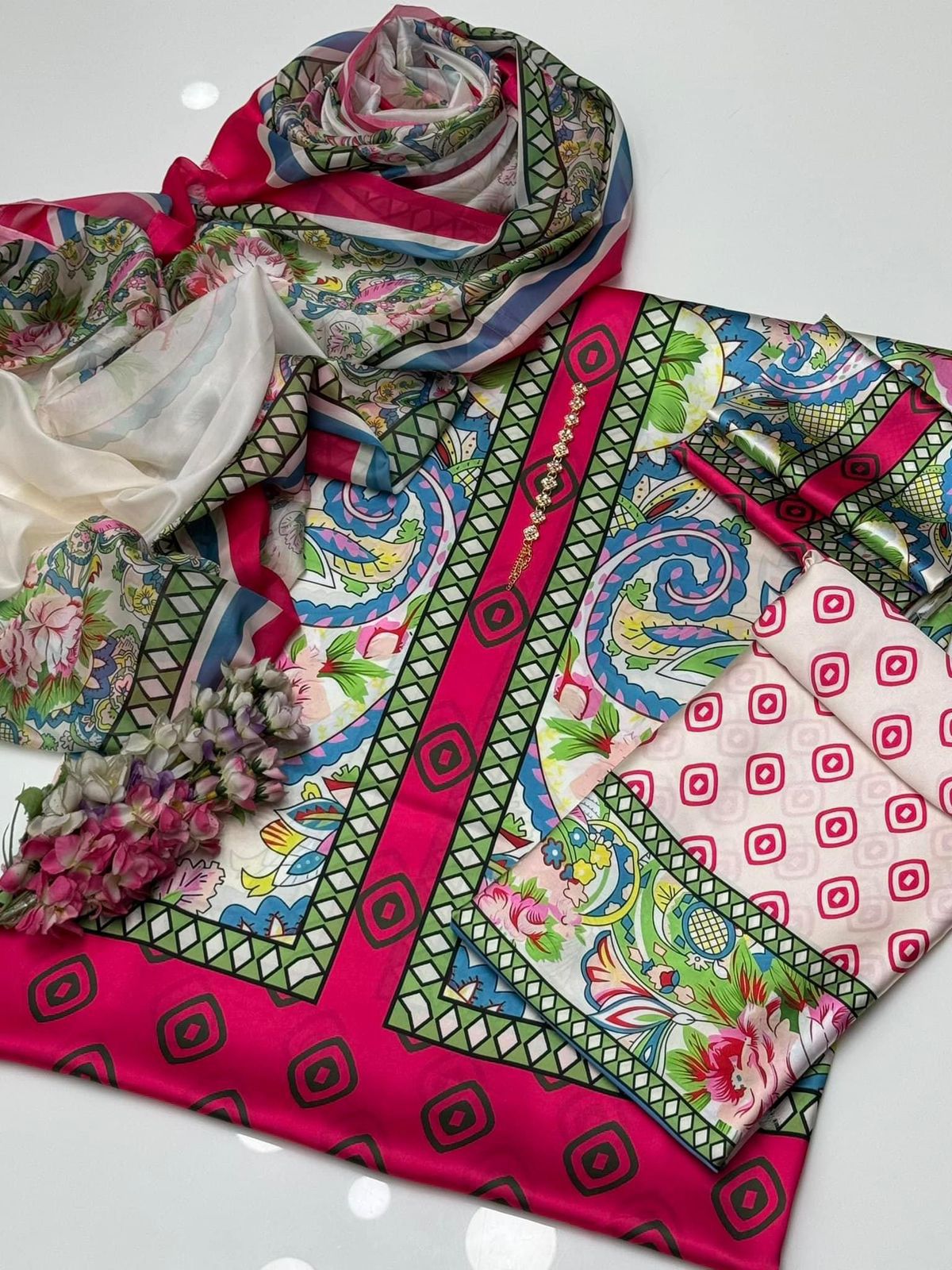 Floral Digital Printed