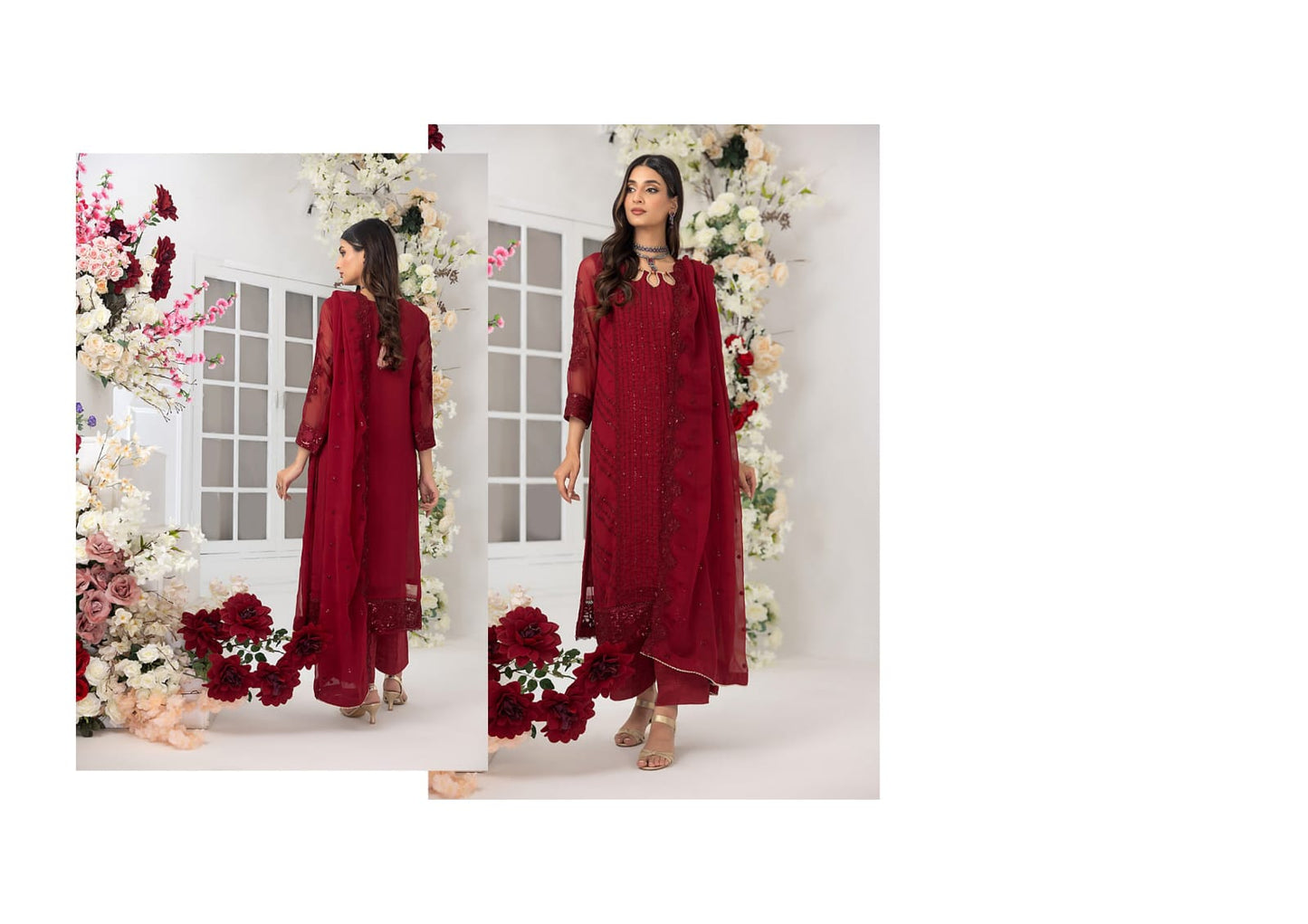 Bahar Ready to Wear Festive Stitched Chiffon