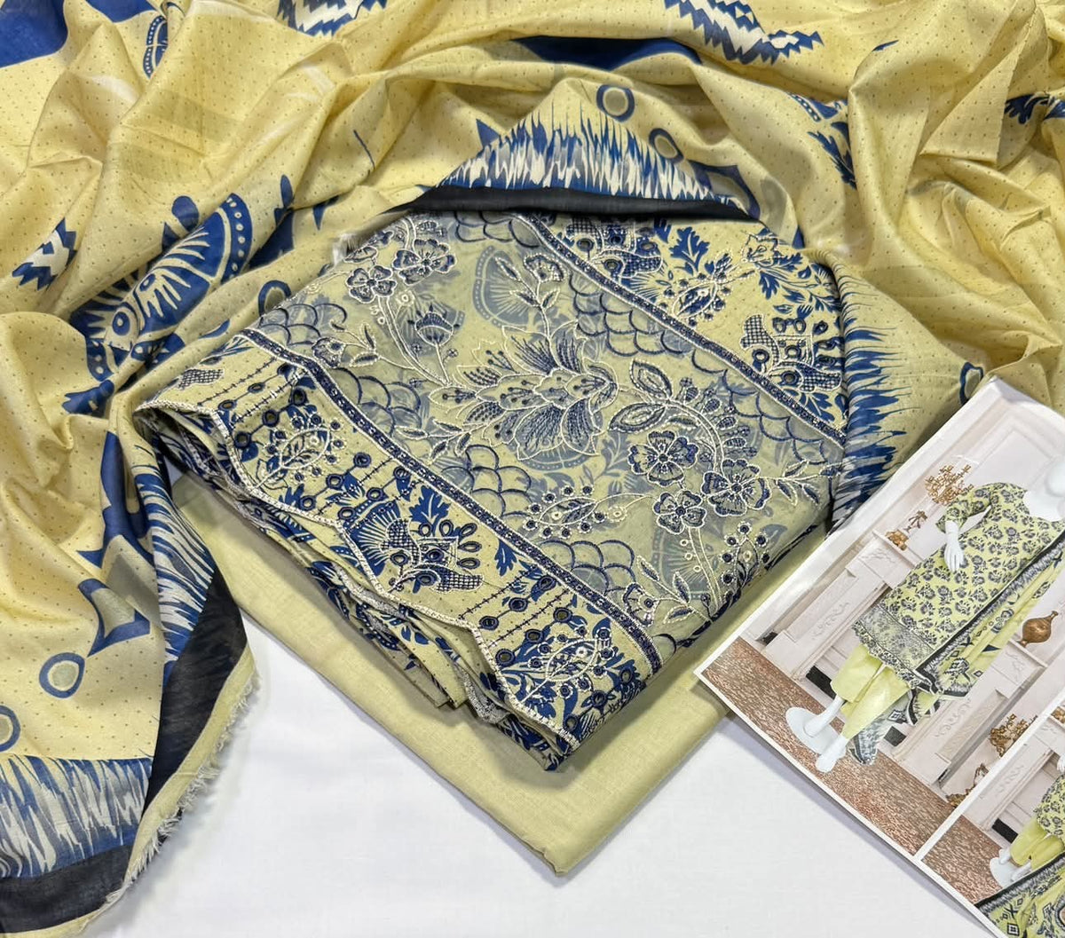 Boring Daman Embroidered Collection