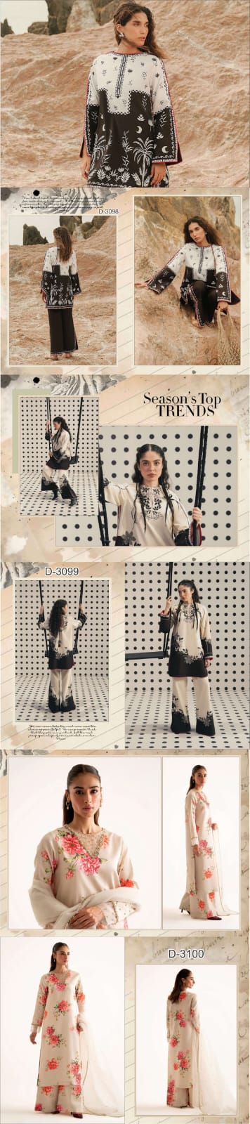 Replica 3 Pcs Lawn Coco