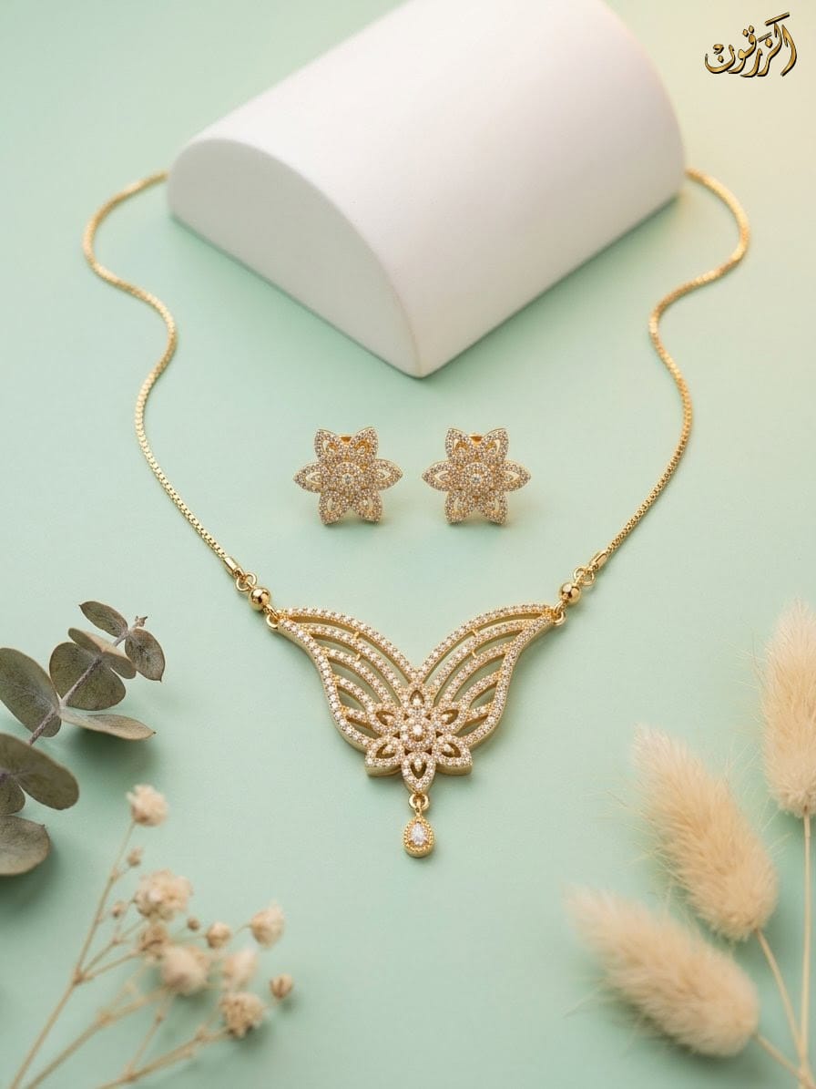 Zircon Sets Gold plated Micro Zircon Set