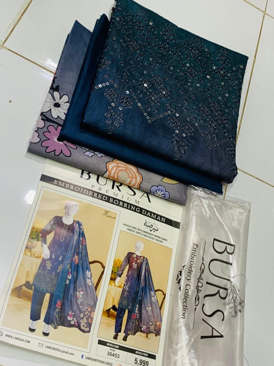 BURSA Daman Embroidered Collection