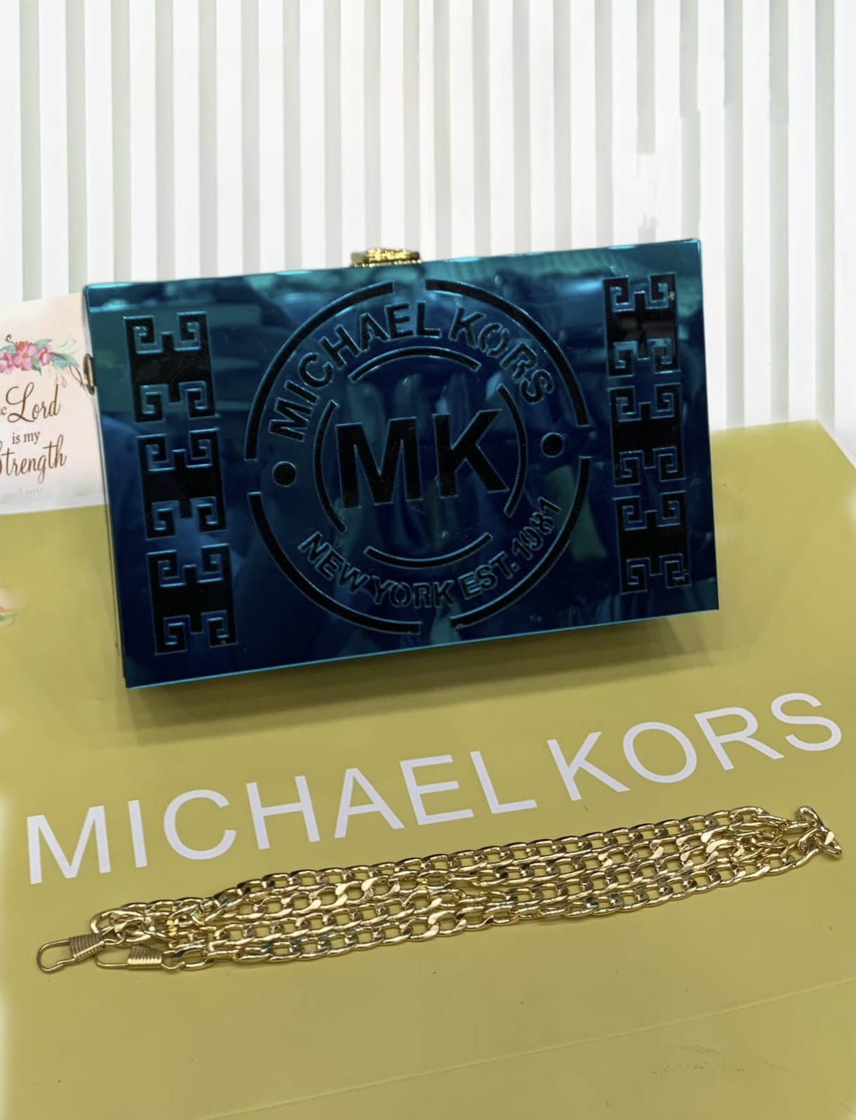 MK ACRALIC CROSSBODY