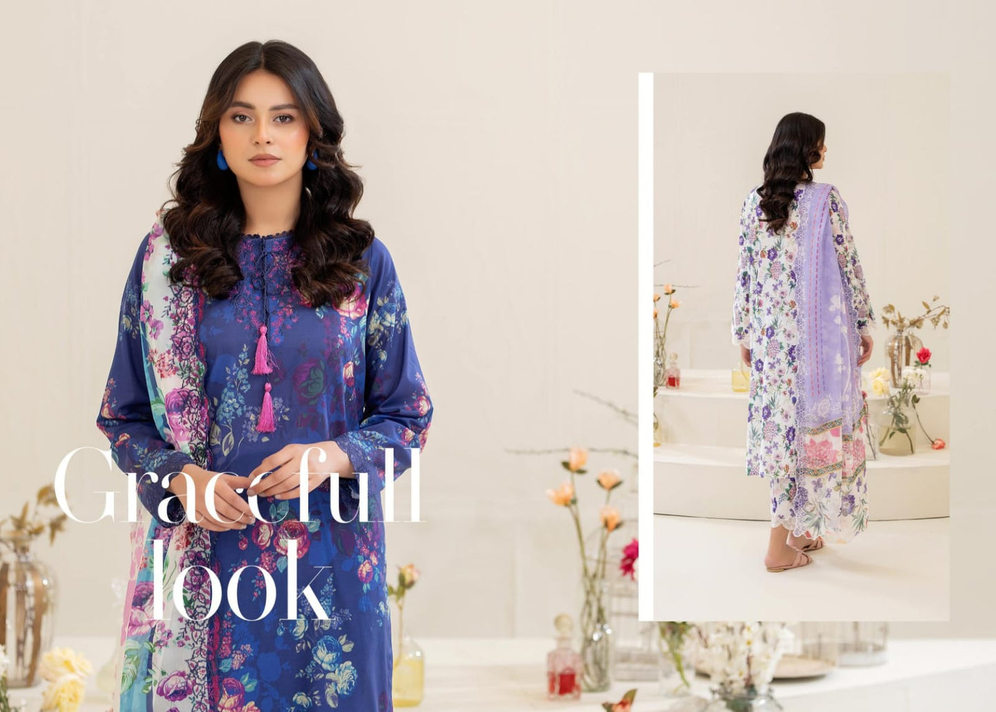 ZIVA EMBROIDERED LAWN
