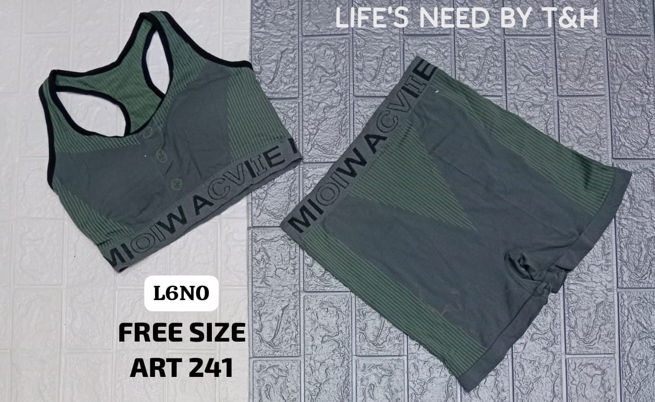Sports Bra with boxer