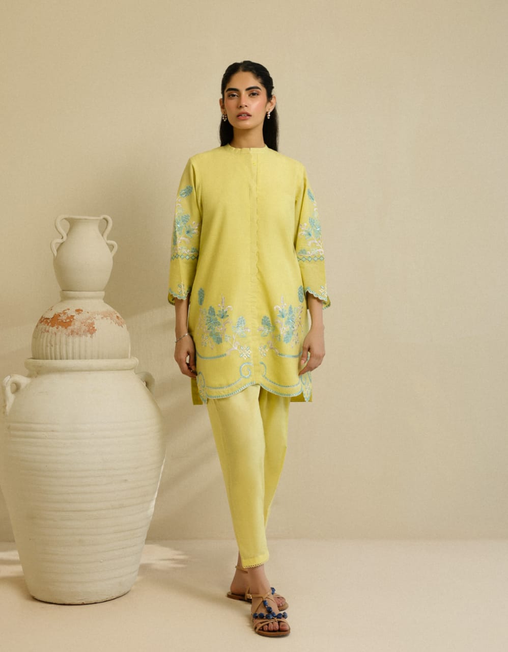 SAHAR PRET ESSENTIALS Stitched / Ready to Wear Co Ord (2pc) Cambric Collection
