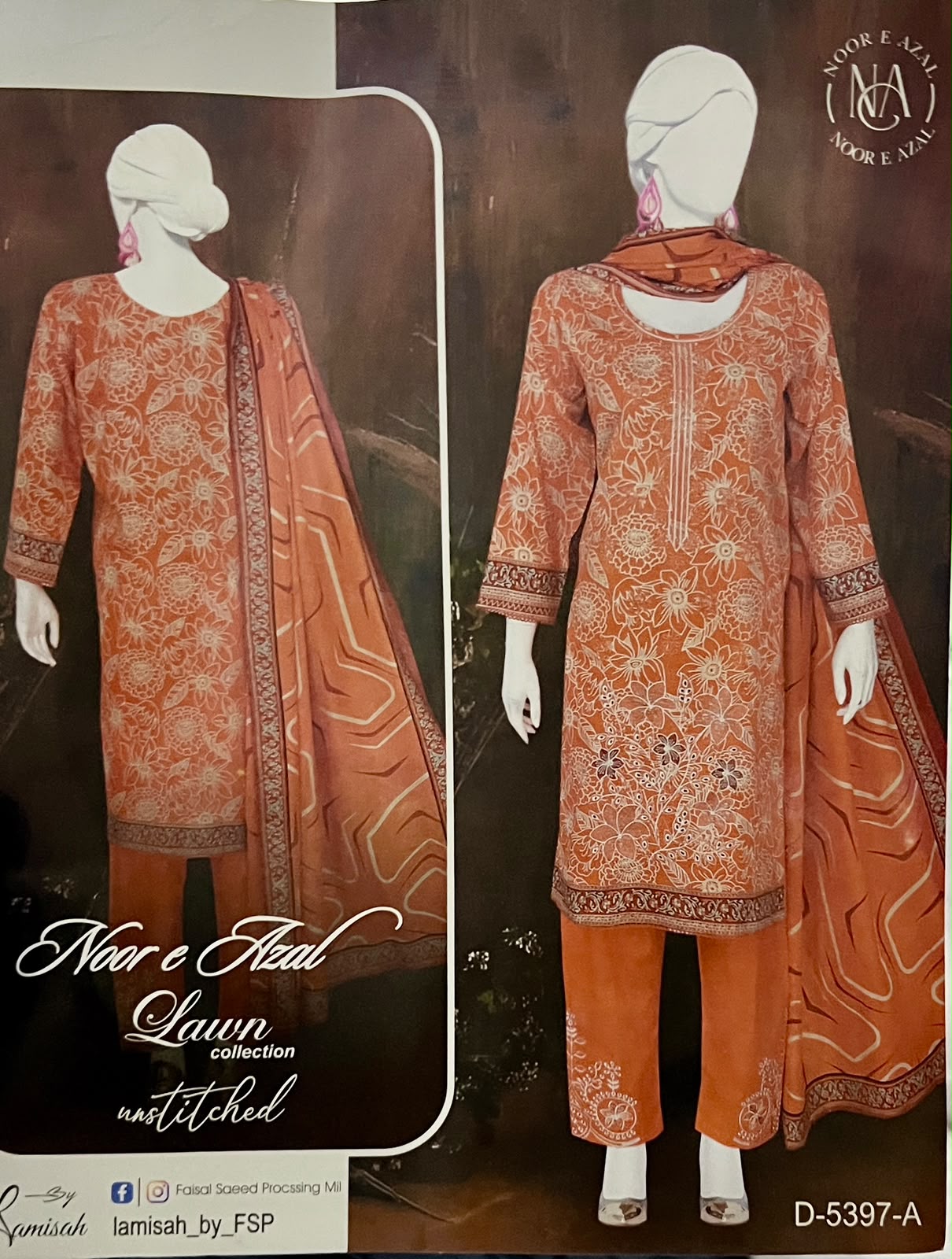 Noor e Azal Lawn 2026 Collection