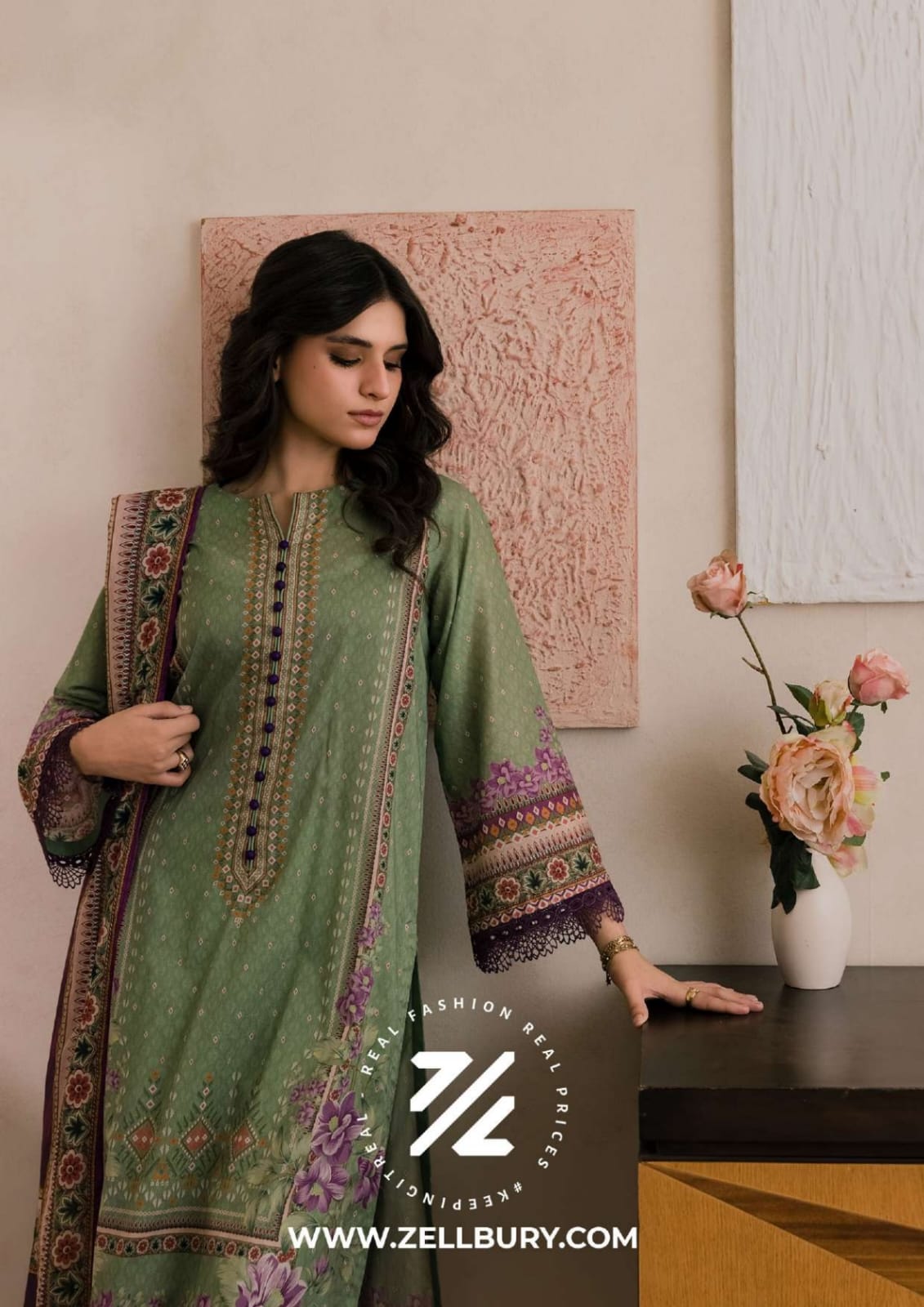 ZELLBURY UNSTITCHED LAWN