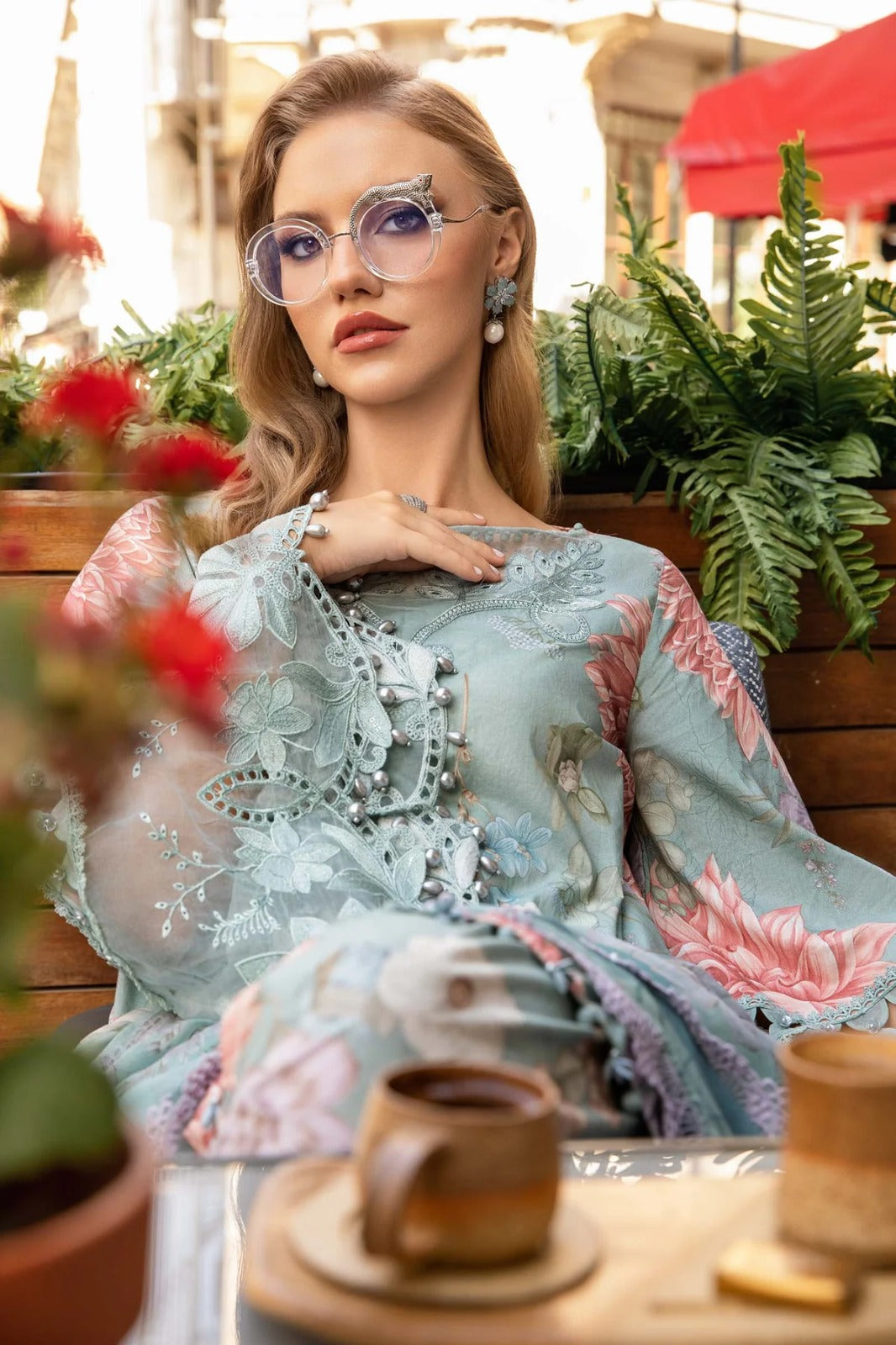 Maria-B Mprint Lawn Stitching