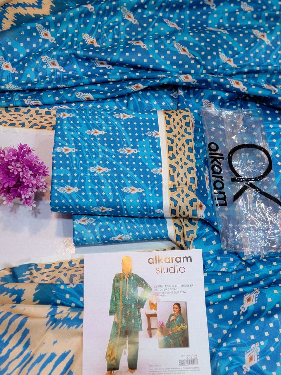 Mix Brand 3 Pcs Lawn Printed Suit