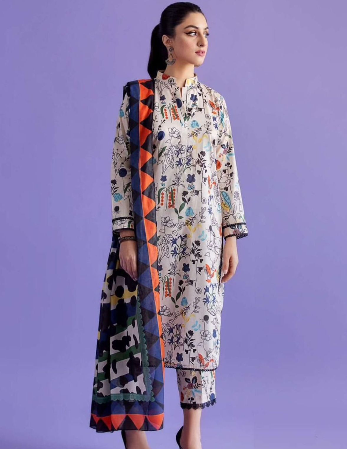 Floral Digital Printed