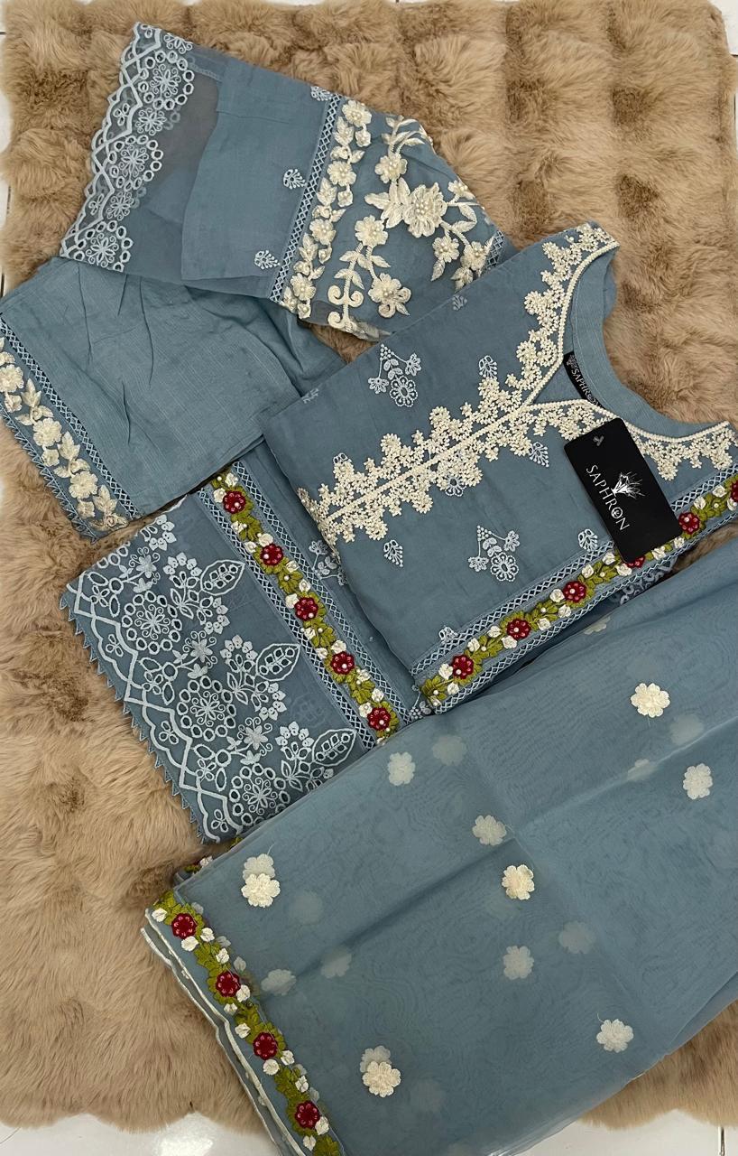 Regalia Organza Embroidered Stitch Collection