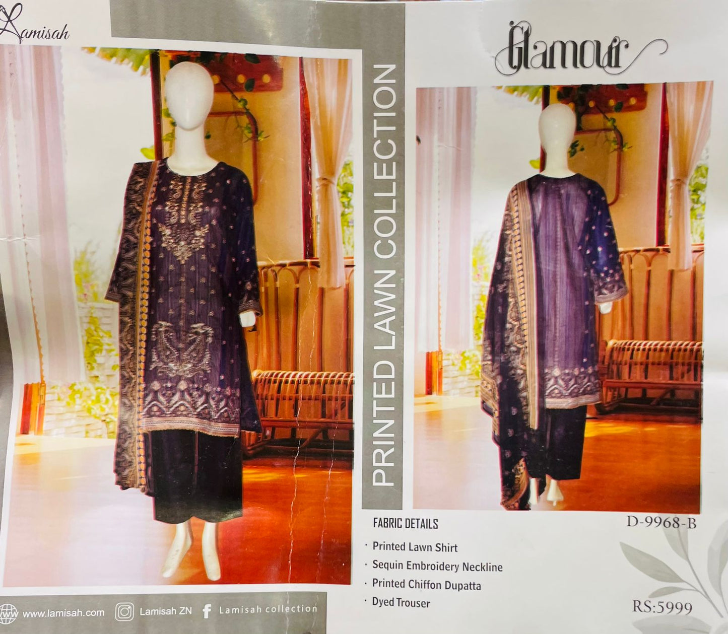 Glamour Printed Lawn