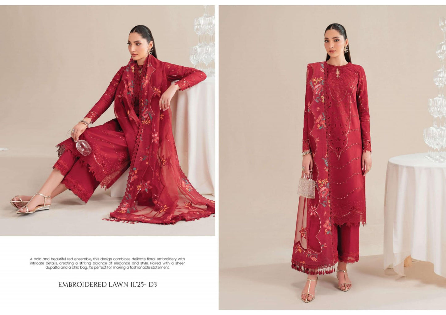 Jazmin presents Iris Embroidered Luxury Eid Lawn